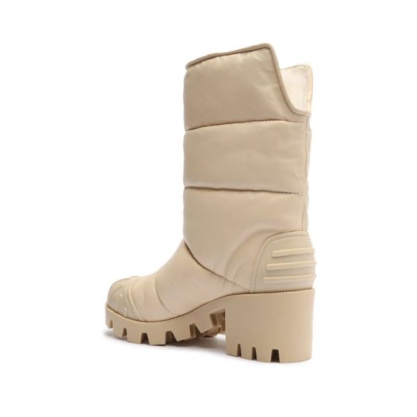 Schutz | Women's Eugenia Nappa Leather Boot-Eggshell