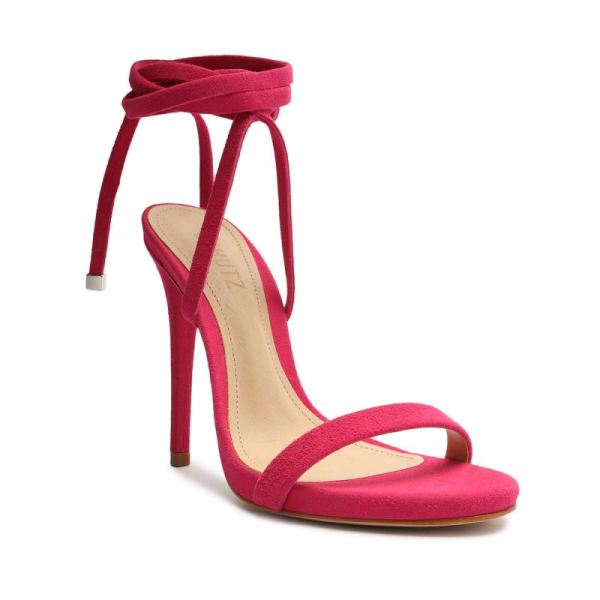 Schutz | Women's Cloe Suede Sandal-Hot Pink