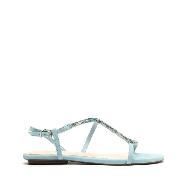 Schutz | Women's Agaviny Nubuck Sandal-Wonder Blue