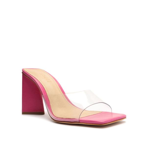 Schutz | Women's Lizah Vinyl Sandal-Hot Pink