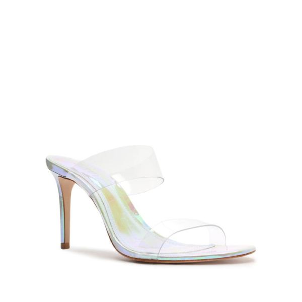 Schutz | Women's Ariella Vinyl Sandal-Rainbow