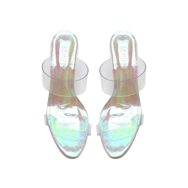 Schutz | Women's Ariella Vinyl Sandal-Rainbow