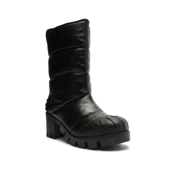 Schutz | Women's Eugenia Nappa Leather Boot-Black