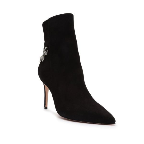 Schutz | Women's Elisah Nubuck Bootie-Black