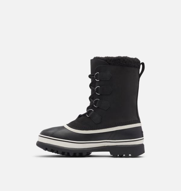 Sorel Shoes Men's Caribou Boot-Black Dark Stone