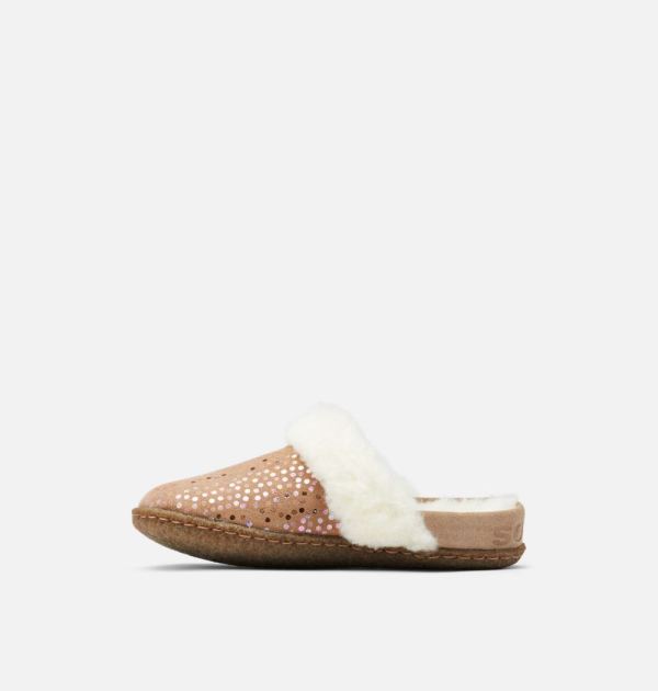 Sorel Shoes Youth Nakiska Slide II Slipper-Omega Taupe Gum 2