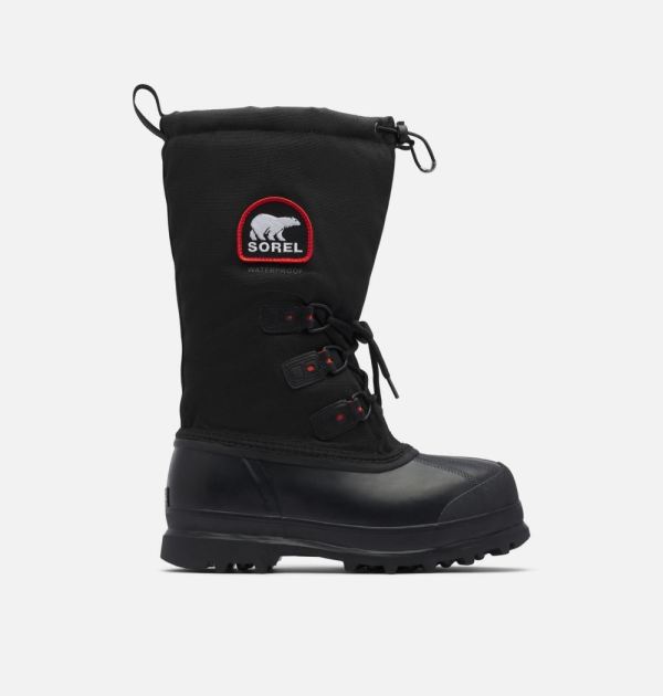 Sorel Shoes Men's Glacier XT Boot-Black Red Quartz