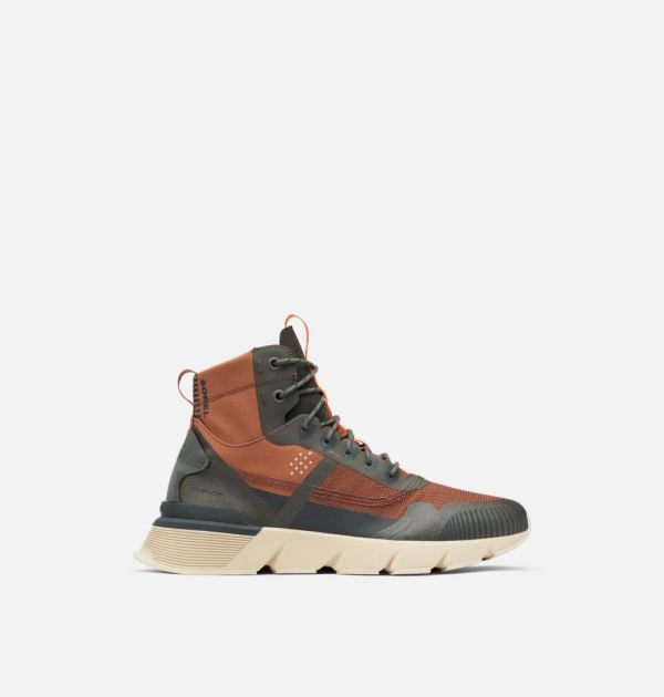 Sorel Shoes Men's Kinetic Rush Mid Sneaker-Dark Amber Buffalo