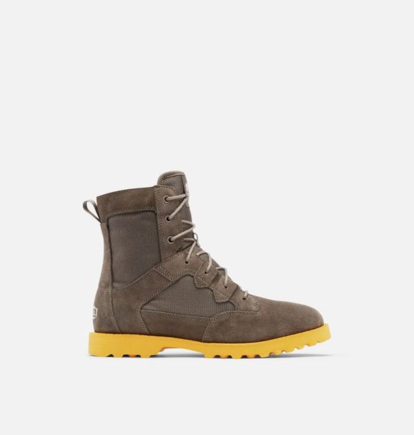 Sorel Shoes Men's Caribou OTM Boot-Alpine Tundra Cyber Yellow