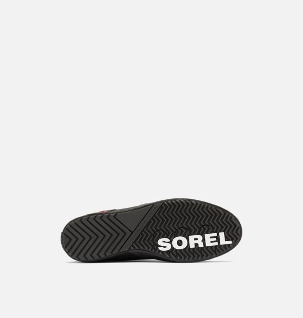 Sorel Shoes Men's Grit Mid Sneaker-Black Jet