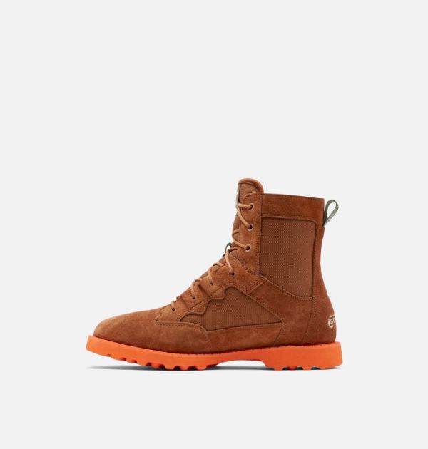 Sorel Shoes Men's Caribou OTM Boot-Dark Amber Spark Orange