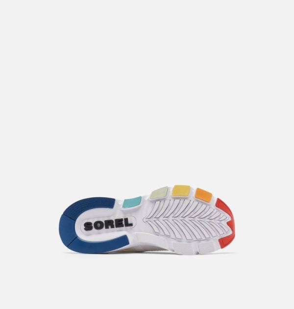 Sorel Shoes Mens Kinetic Rush Sneaker-White White
