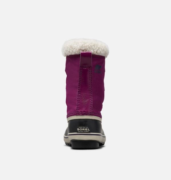 Sorel Shoes Youth Yoot Pac Nylon Boot-Wild Iris Dark Plum