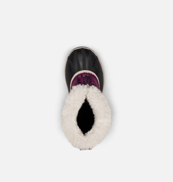 Sorel Shoes Youth Yoot Pac Nylon Boot-Wild Iris Dark Plum