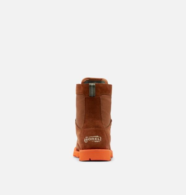 Sorel Shoes Men's Caribou OTM Boot-Dark Amber Spark Orange