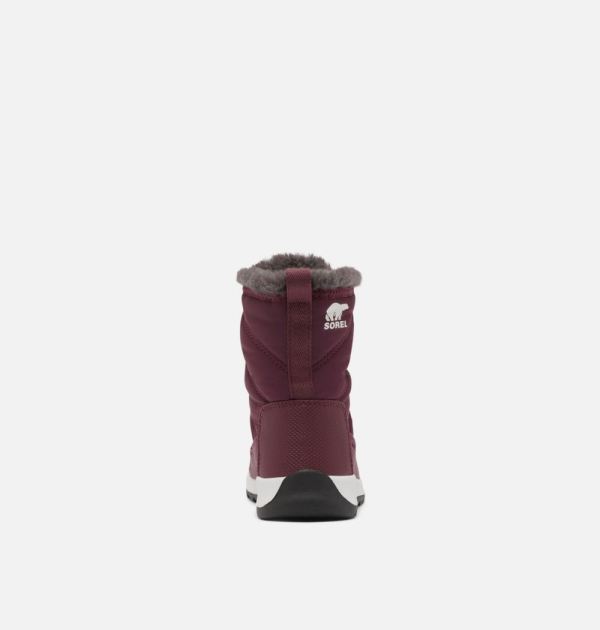 Sorel Shoes Youth Whitney II Short Lace Boot-Epic Plum