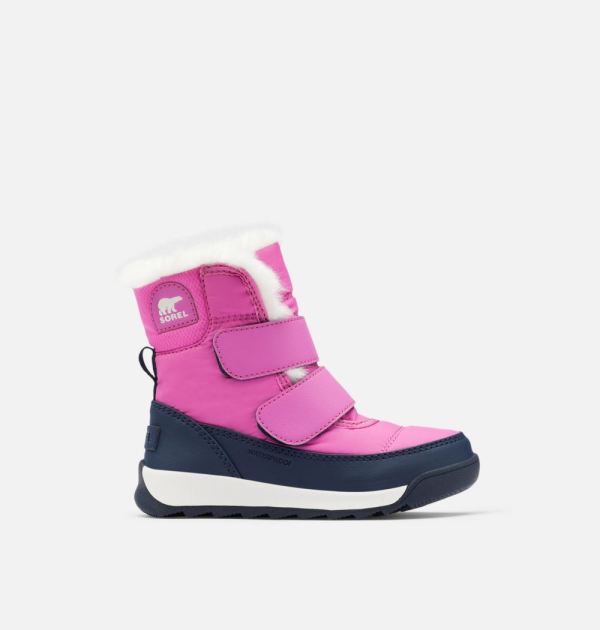 Sorel Shoes Toddler Whitney II Strap Boot-Bright Lavender Collegiate Navy
