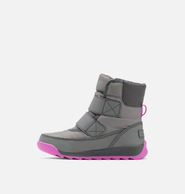 Sorel Shoes Children's Whitney II Strap Boot-Quarry Grill
