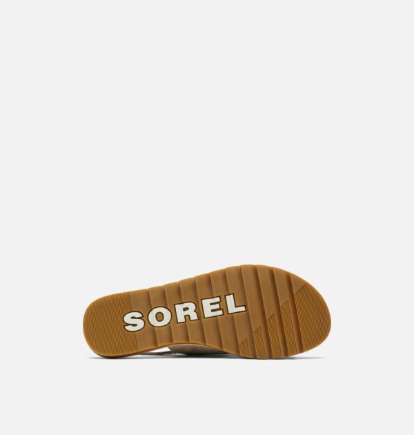 Sorel Shoes Women's Ella II Slingback Sandal-Ash Brown Chalk