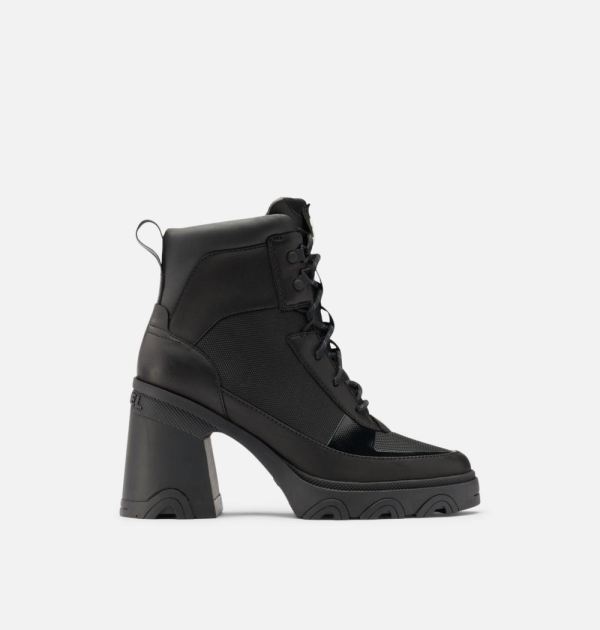 Sorel Shoes Women's Brex Heel Lace Bootie-Black Black