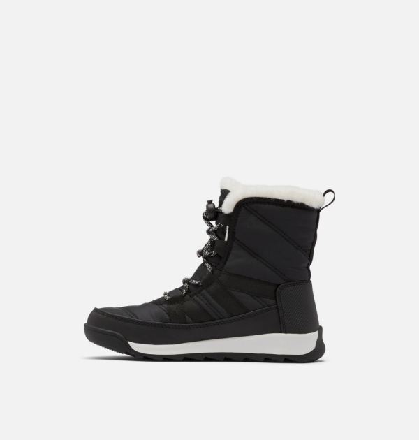 Sorel Shoes Youth Whitney II Short Lace Boot-Black