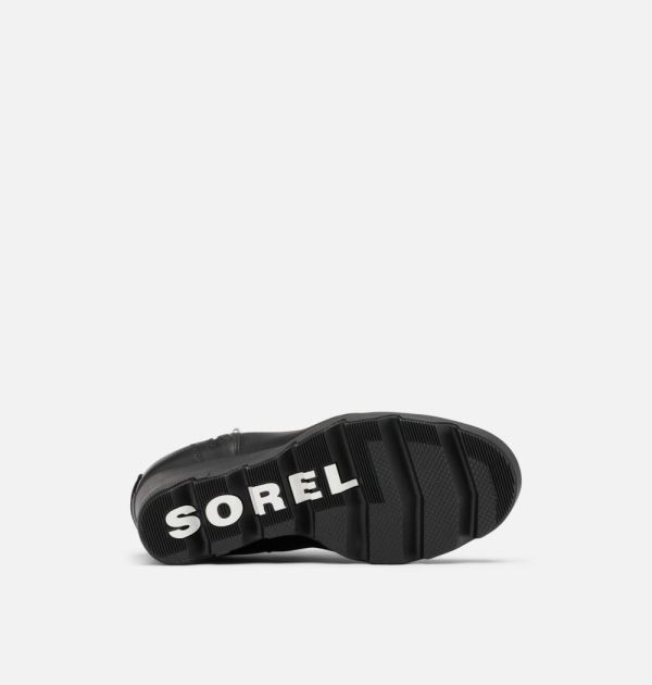 Sorel Shoes Women's Joan Uptown Zip Bootie-Black Sea Salt