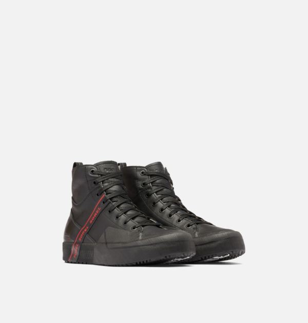 Sorel Shoes Men's Grit Mid Sneaker-Black Jet