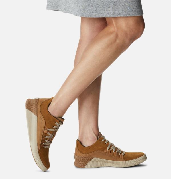 Sorel Shoes Women's Out 'N About Plus Lace Sneaker-Elk Sandy Tan