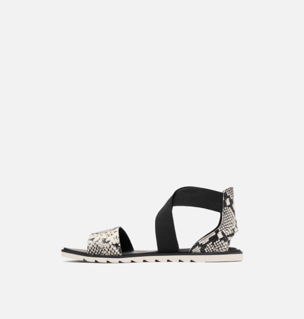 Sorel Shoes Women's Ella II Sandal-Snake Black