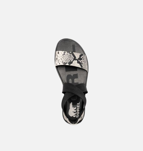 Sorel Shoes Women's Ella II Sandal-Snake Black