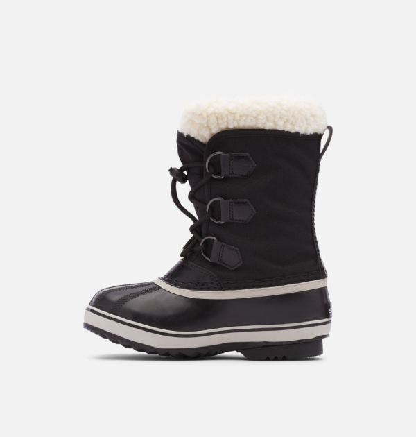 Sorel Shoes Youth Yoot Pac Nylon Boot-Black