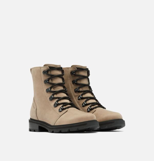 Sorel Shoes Women's Lennox Lace Boot-Omega Taupe Black