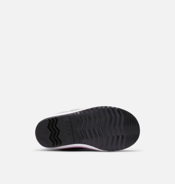 Sorel Shoes Children's Yoot Pac Nylon Boot-Chrome Grey Black