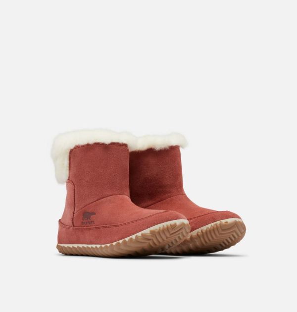 Sorel Shoes Women's Out  rsquoN About Bootie-Rose Dust Natural