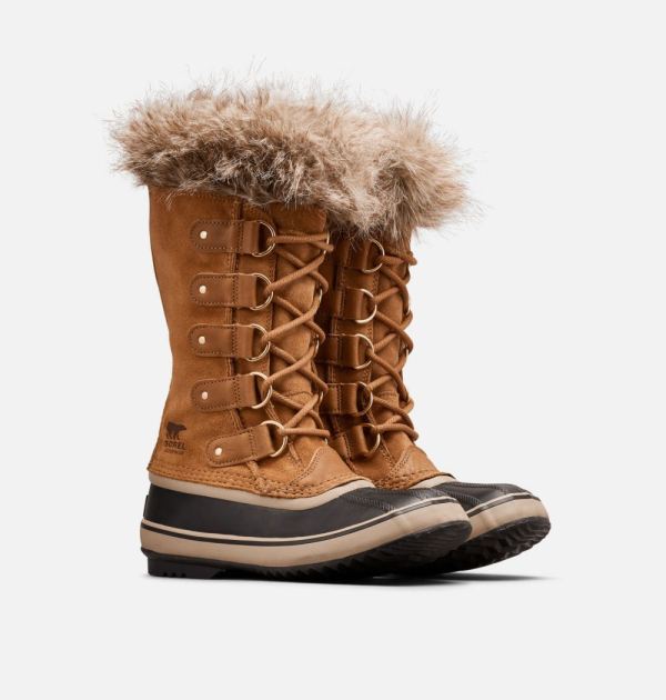 Sorel Shoes Women's Joan Of Arctic Boot-Camel Brown Black