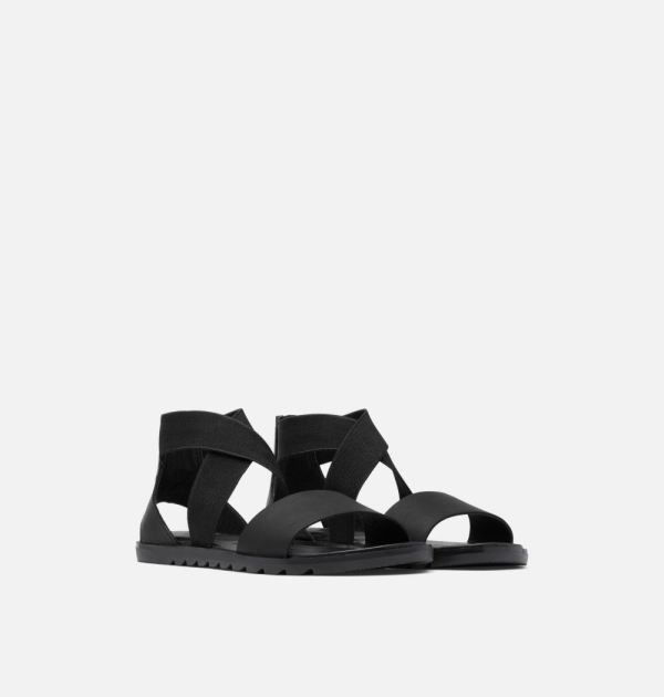 Sorel Shoes Women's Ella II Sandal-Black