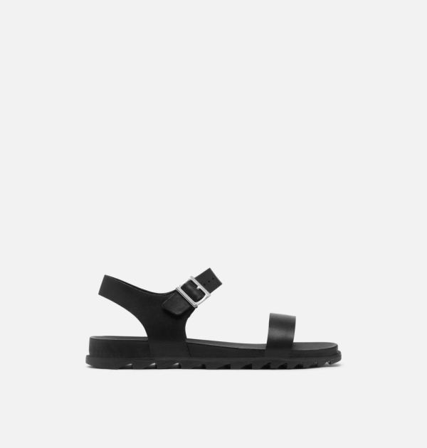 Sorel Shoes Womens Roaming Decon Ankle Strap Sandal-Black