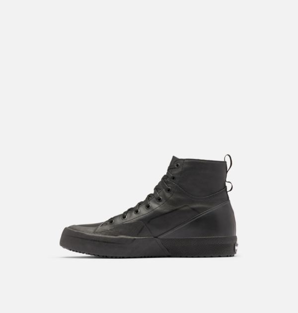 Sorel Shoes Men's Grit Mid Sneaker-Black Jet