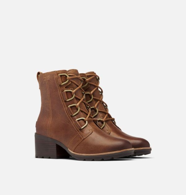 Sorel Shoes Women's Cate Lace Bootie-Velvet Tan