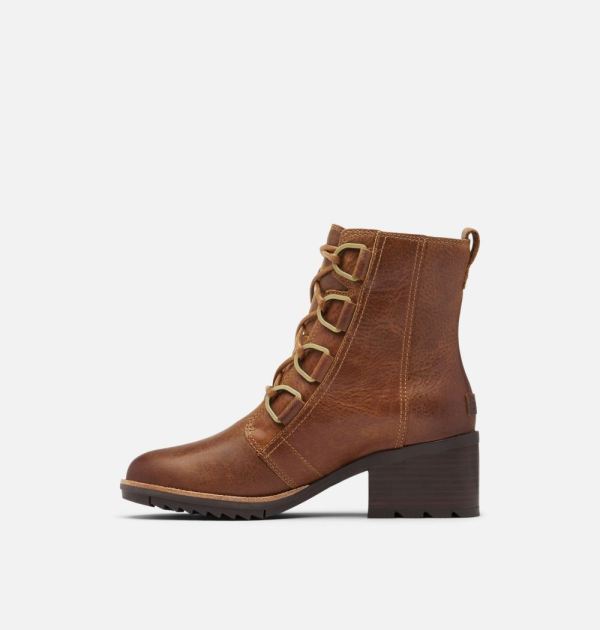 Sorel Shoes Women's Cate Lace Bootie-Velvet Tan