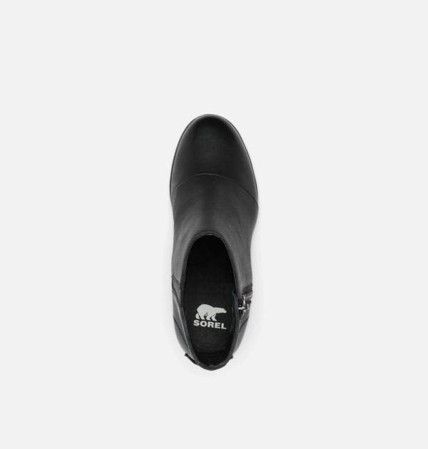 Sorel Shoes Women's Joan Uptown Zip Bootie-Black Sea Salt