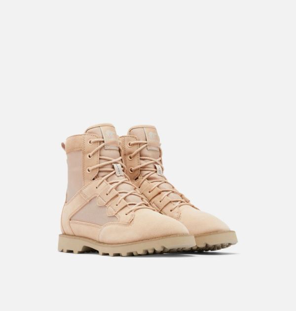 Sorel Shoes Women's Caribou OTM Bootie-Natural Tan British Tan