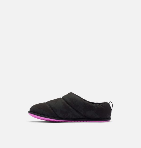 Sorel Shoes Women's Sorel Shoes Go - Bodega Run Slipper-Black Bright Lavender