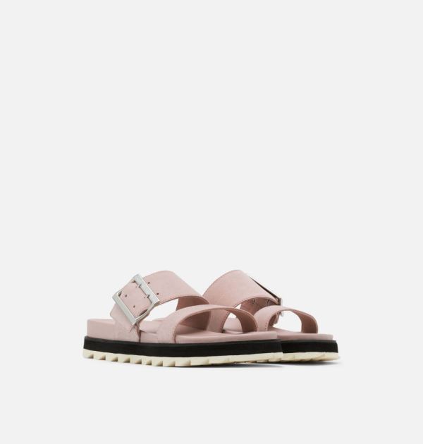 Sorel Shoes Women's Roaming Buckle Slide Sandal-Mauve Vapor