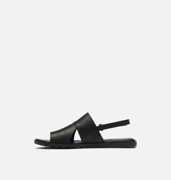 Sorel Shoes Women's Ella II Slingback Sandal-Black White