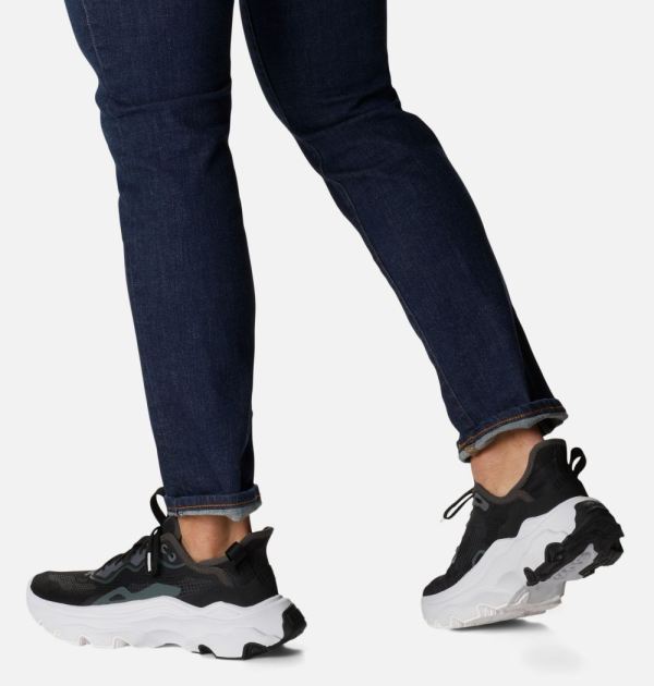 Sorel Shoes Men's Kinetic Breakthru Day Lace Sneaker-Black White
