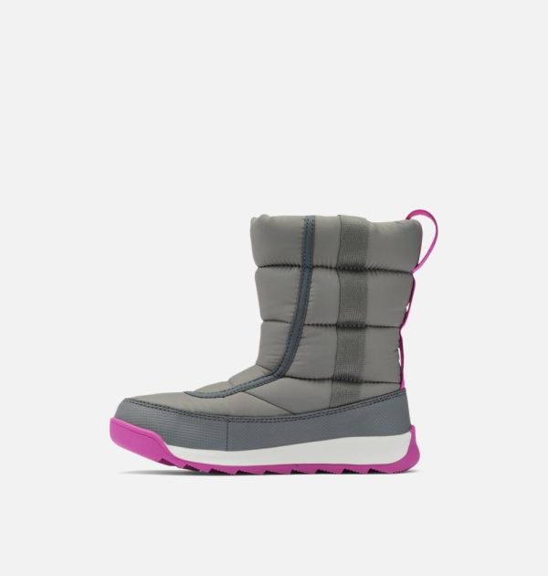 Sorel Shoes Children's Whitney II Puffy Mid Boot-Quarry Grill