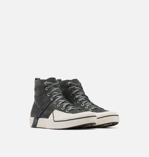 Sorel Shoes Men's Grit Mid Sneaker-Grill Sea Salt