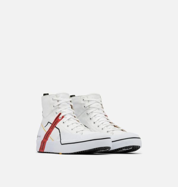 Sorel Shoes Men's Grit Mid Sneaker-White White