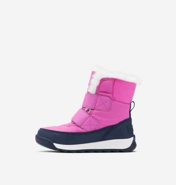 Sorel Shoes Children's Whitney II Strap Boot-Bright Lavender Collegiate Navy